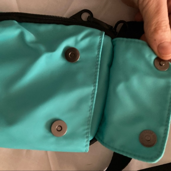🎁Travel purse, teal, adjustable with ring for keys - Picture 4 of 7